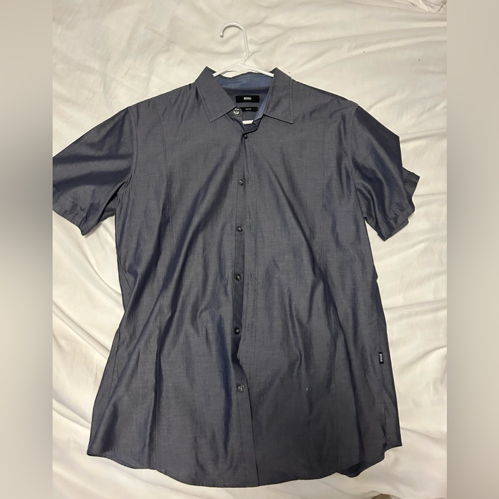 Short sleeve, button down- excellent condition.